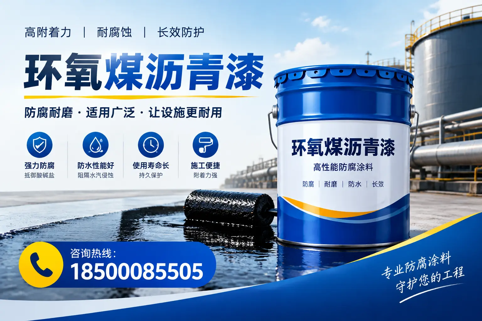环氧煤沥青漆与其他涂料的对比分析,助力孝感企业决策